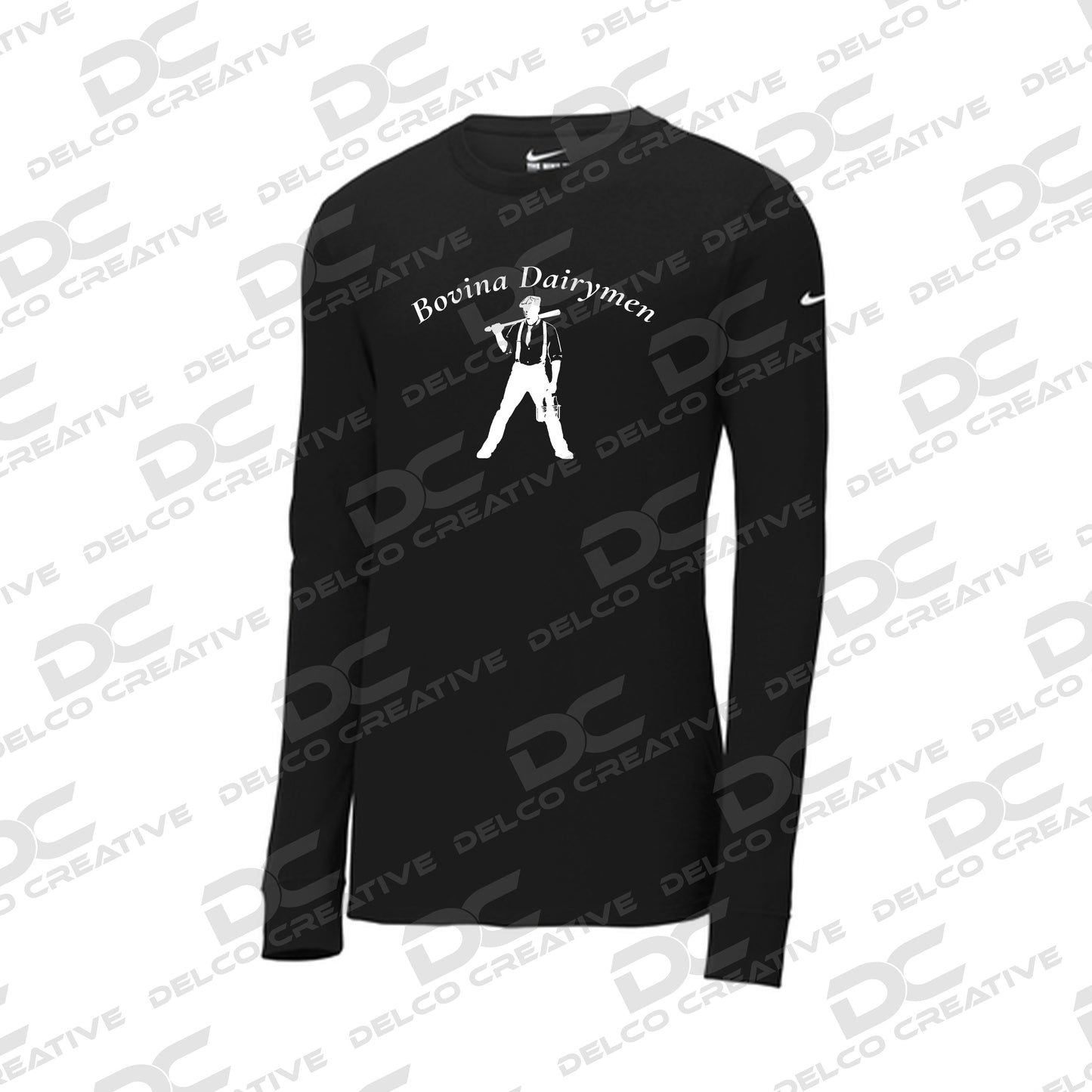 Bovina Dairymen Nike Dri-FIT Cotton/Poly Long Sleeve Tee