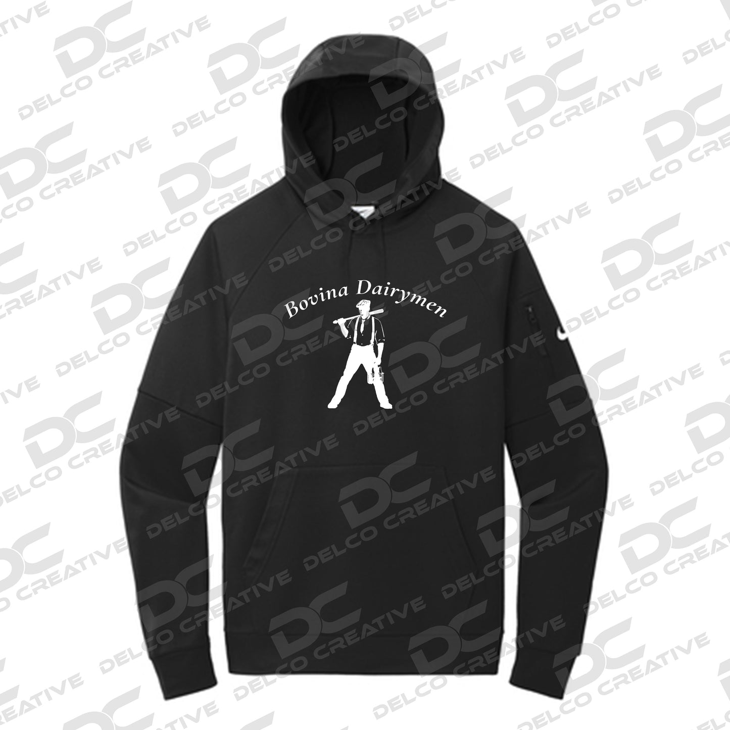 Bovina Dairymen Nike Therma-FIT Pocket Pullover Fleece Hoodie