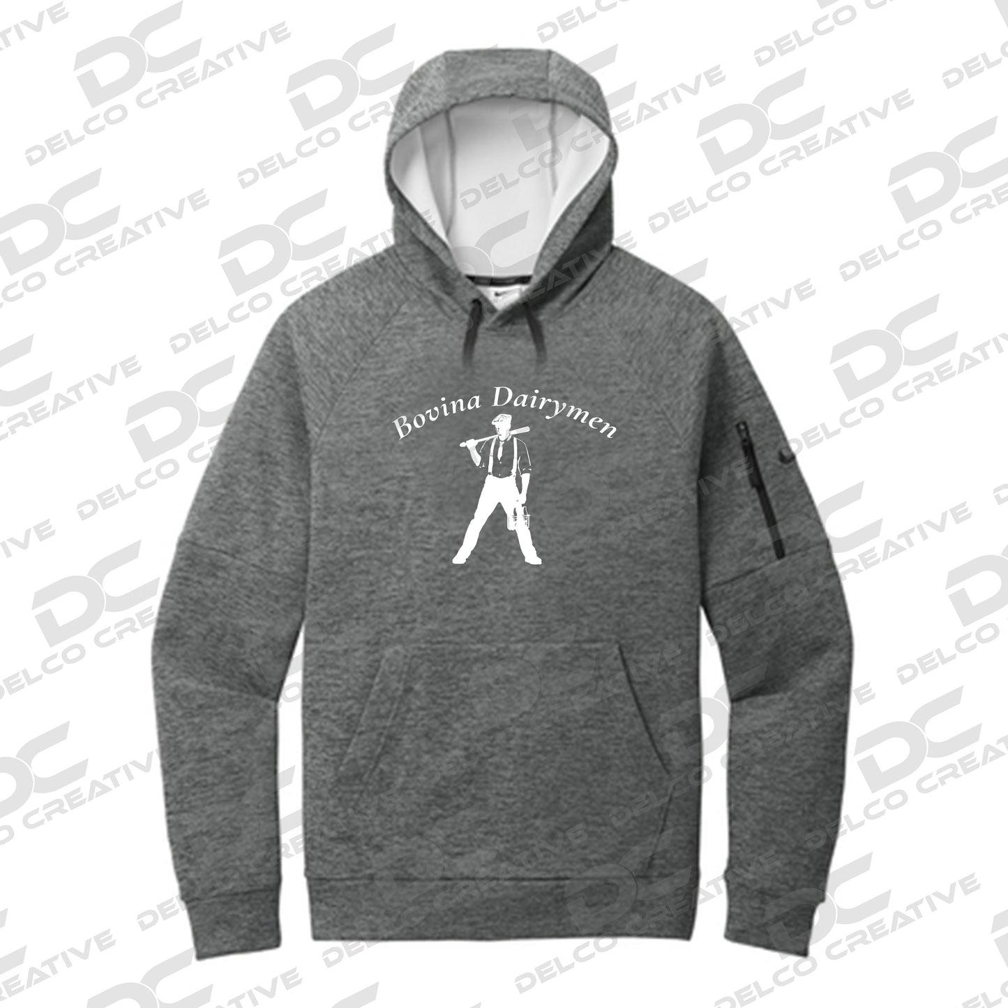 Bovina Dairymen Nike Therma-FIT Pocket Pullover Fleece Hoodie