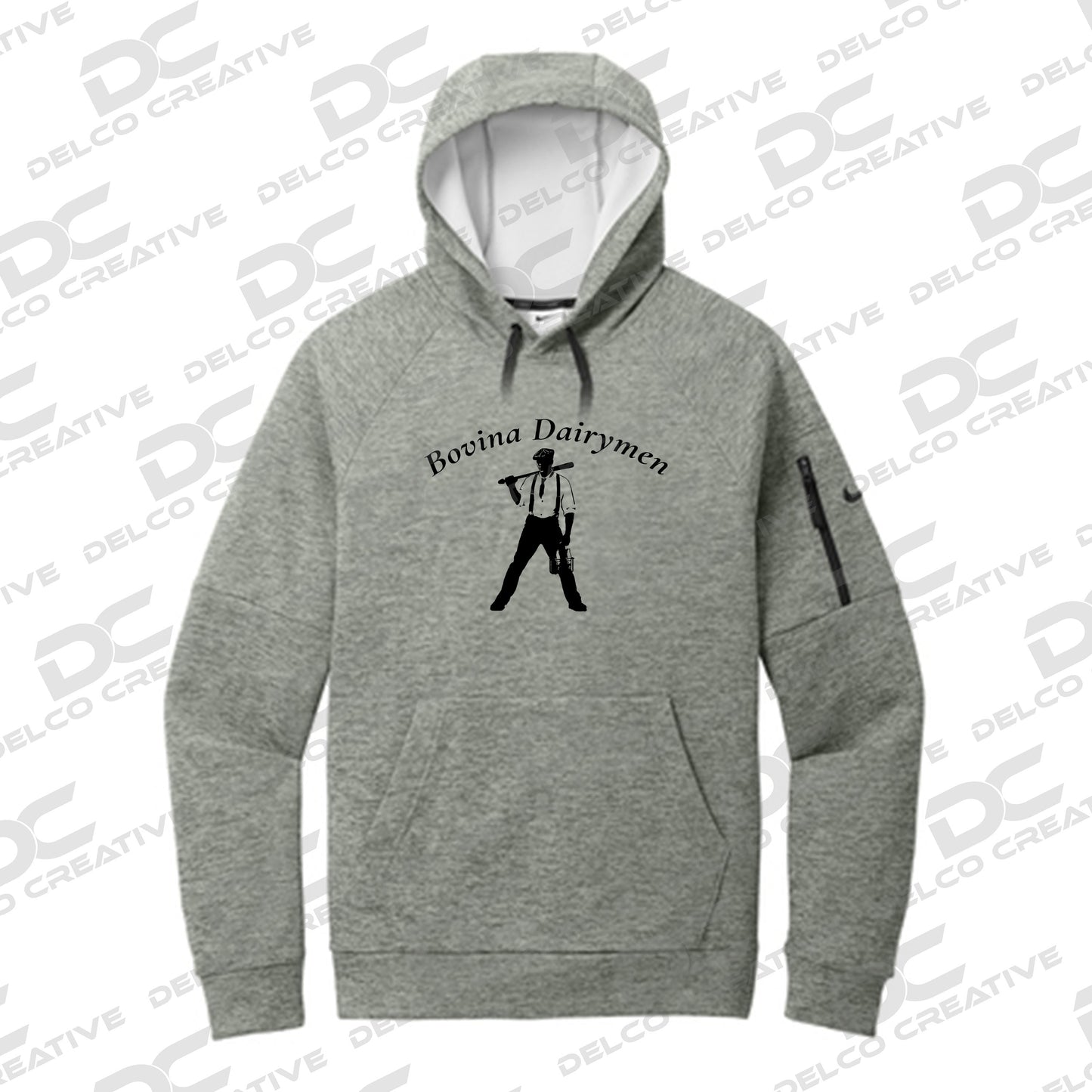 Bovina Dairymen Nike Therma-FIT Pocket Pullover Fleece Hoodie