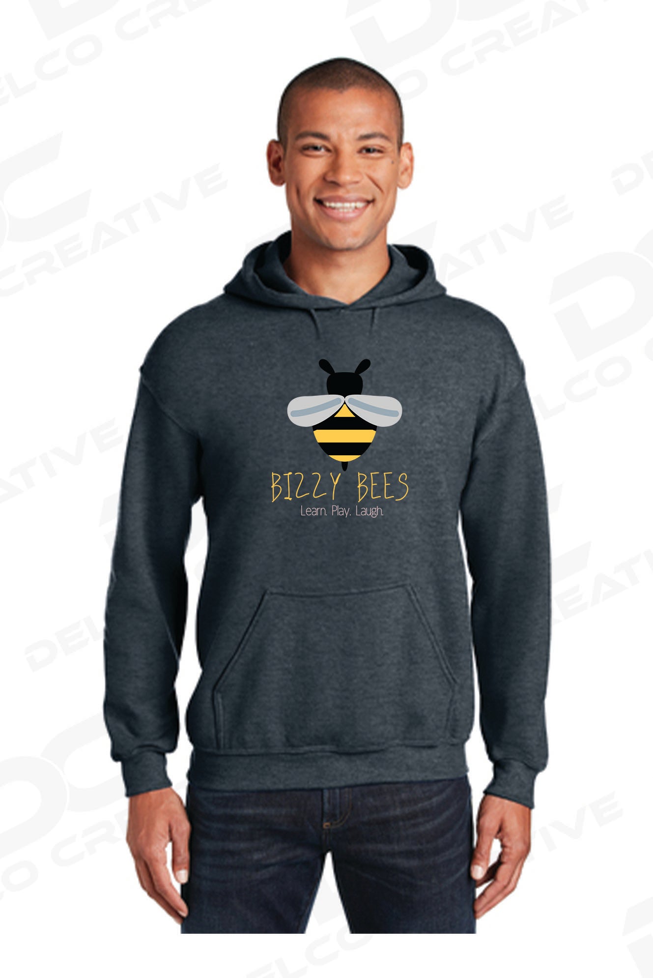 Bizzy Bees Design #2 Cotton Hoodie