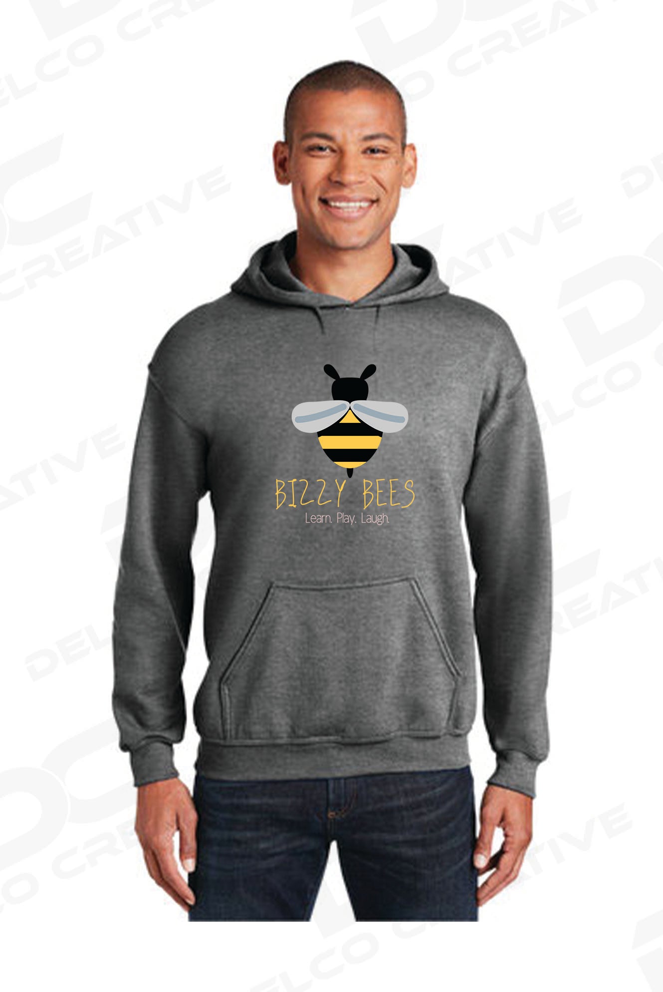 Bizzy Bees Design #2 Cotton Hoodie