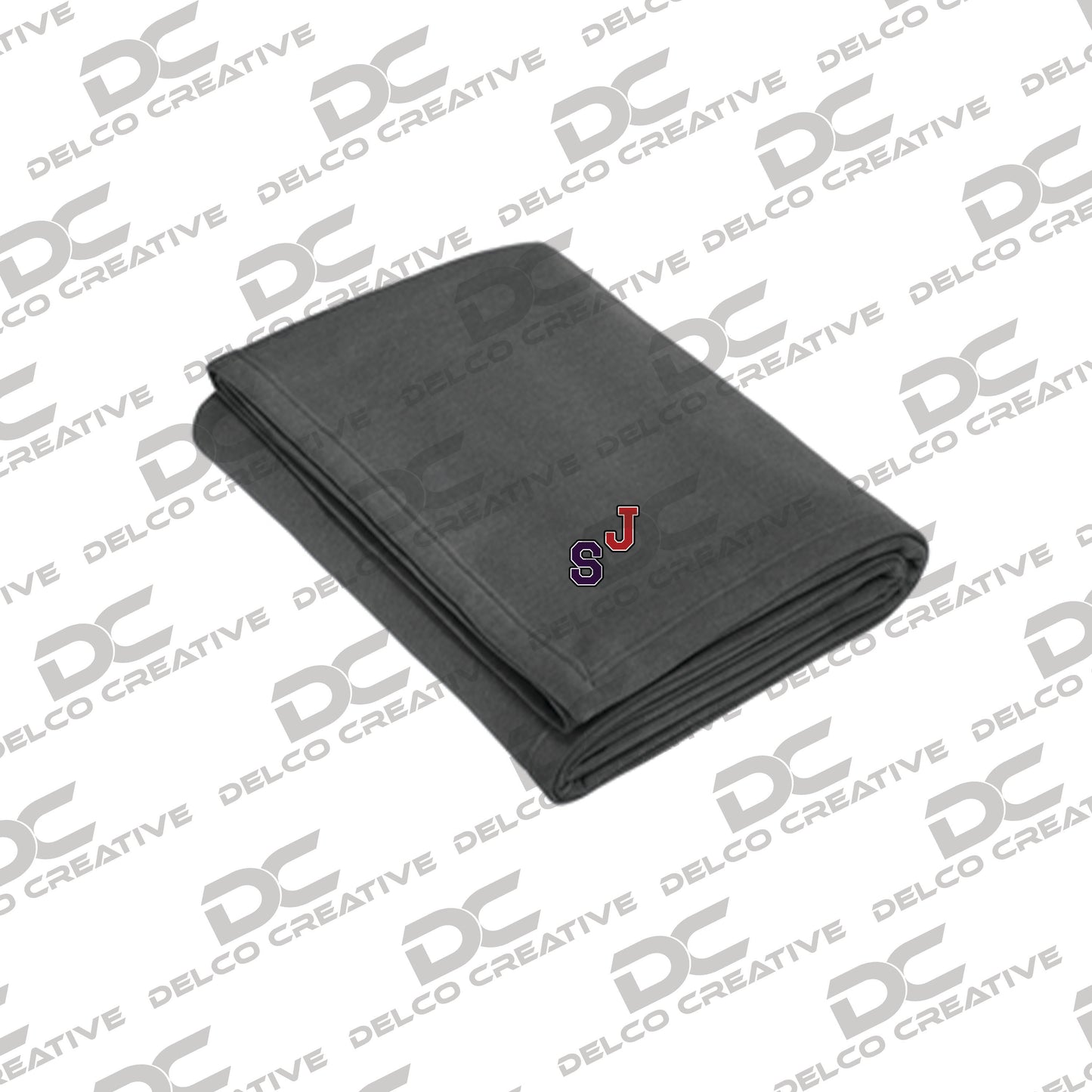 SCS/JCS Embroidered Sweatshirt Blanket