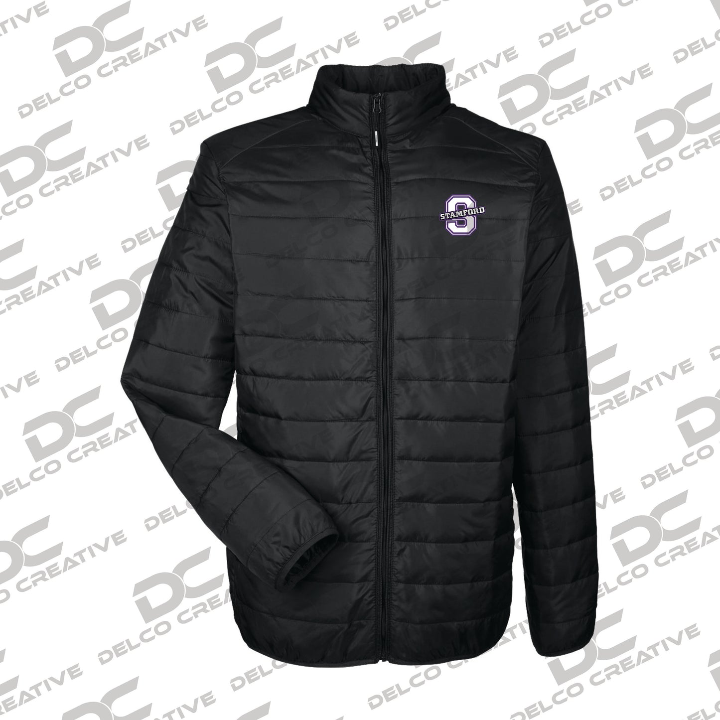 Stamford Embroidered Packable Puffer Jacket