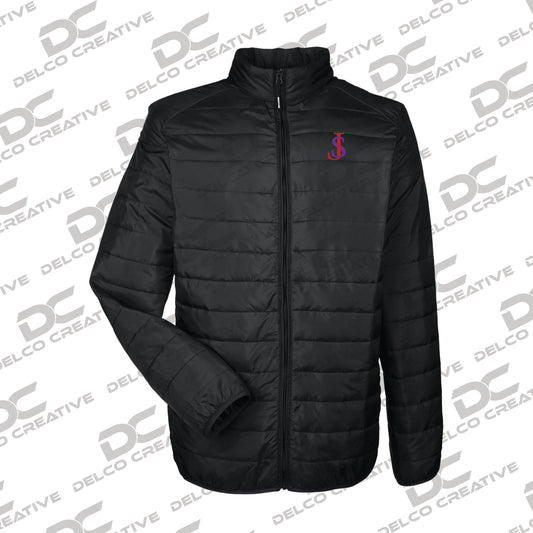 SCS/JCS "SJ" Embroidered Packable Puffer Jacket