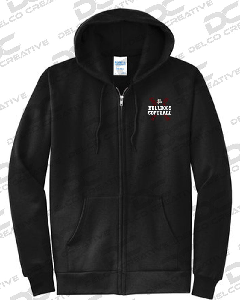 DA Softball #1 Zip-Up Hoodie