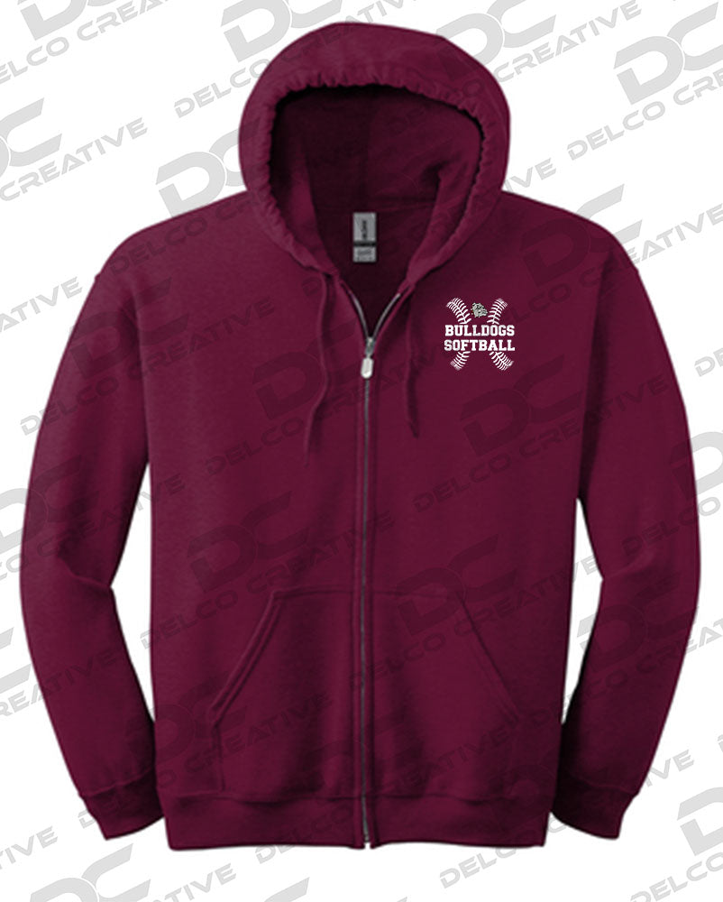 DA Softball #1 Zip-Up Hoodie