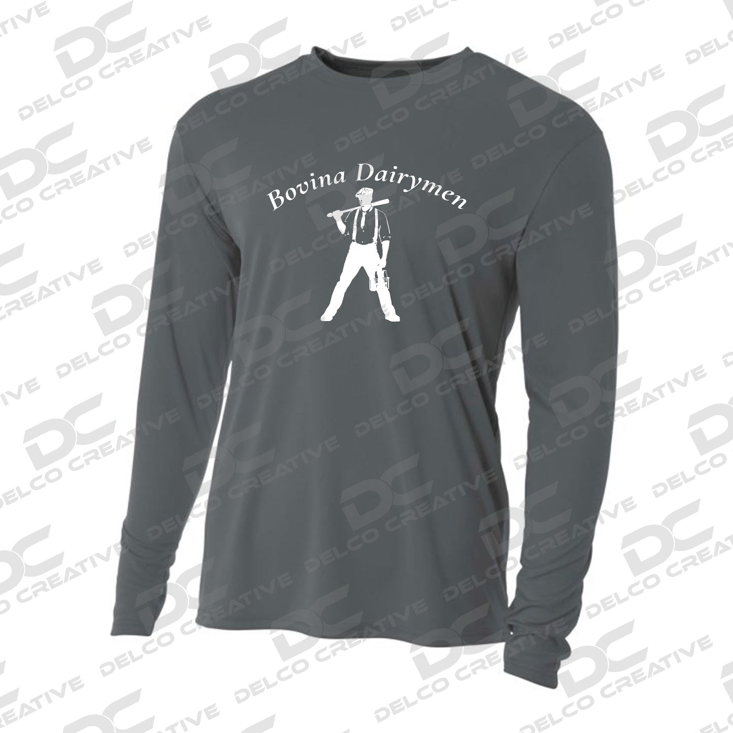Bovina Dairymen A4 Youth Cooling Performance Long Sleeve Crew