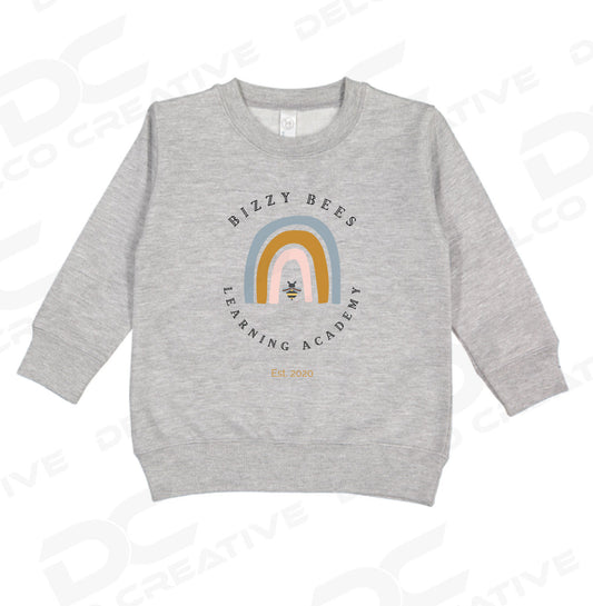Bizzy Bees Toddler Cotton Crewneck