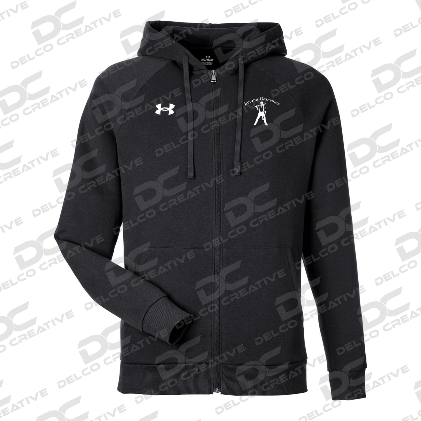 Bovina Dairymen Under Armour Men's Rival Fleece Full-Zip