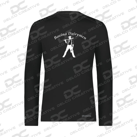 Bovina Dairymen Holloway Youth Essential Long Sleeve Tee Powered by Coolcore