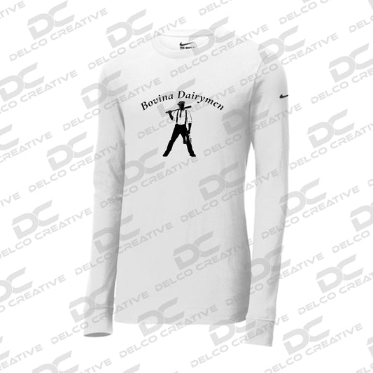 Bovina Dairymen Nike Dri-FIT Cotton/Poly Long Sleeve Tee