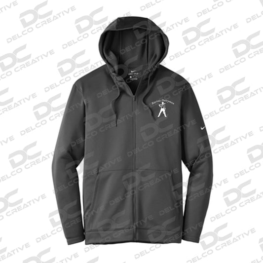 Bovina Dairymen Nike Therma-FIT Full-Zip Fleece Hoodie