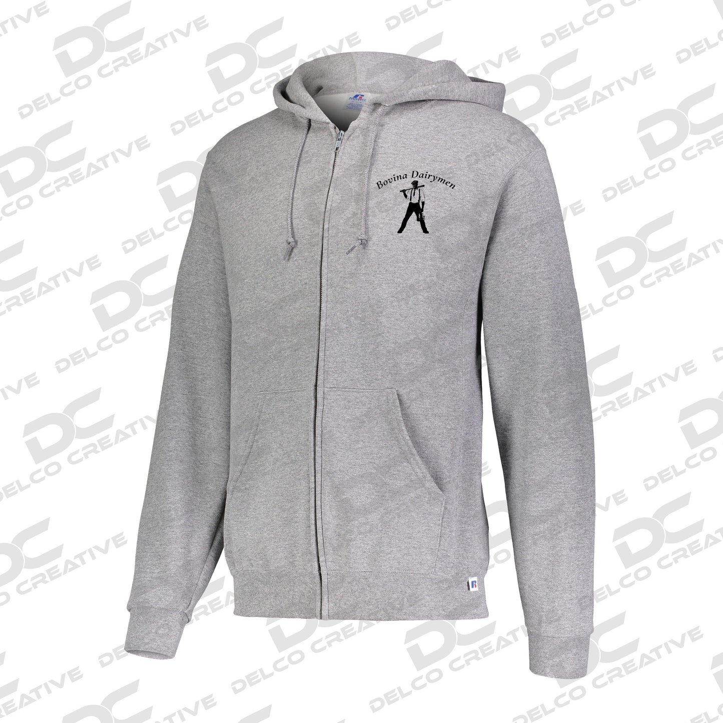 Bovina Dairymen Russell Dri-Power Fleece Full-Zip Hoodie