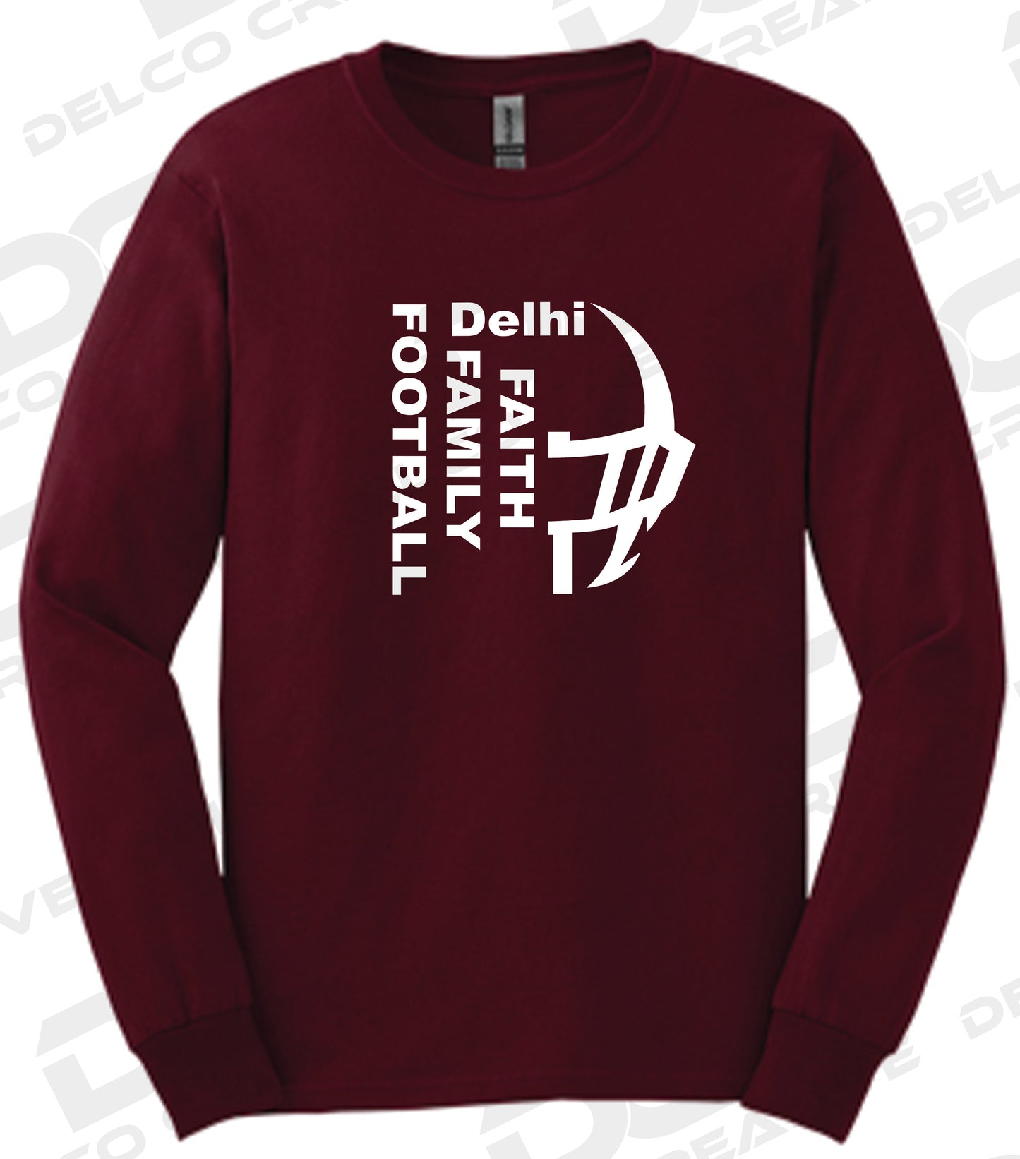 Delhi Faith Family Football Long Sleeve