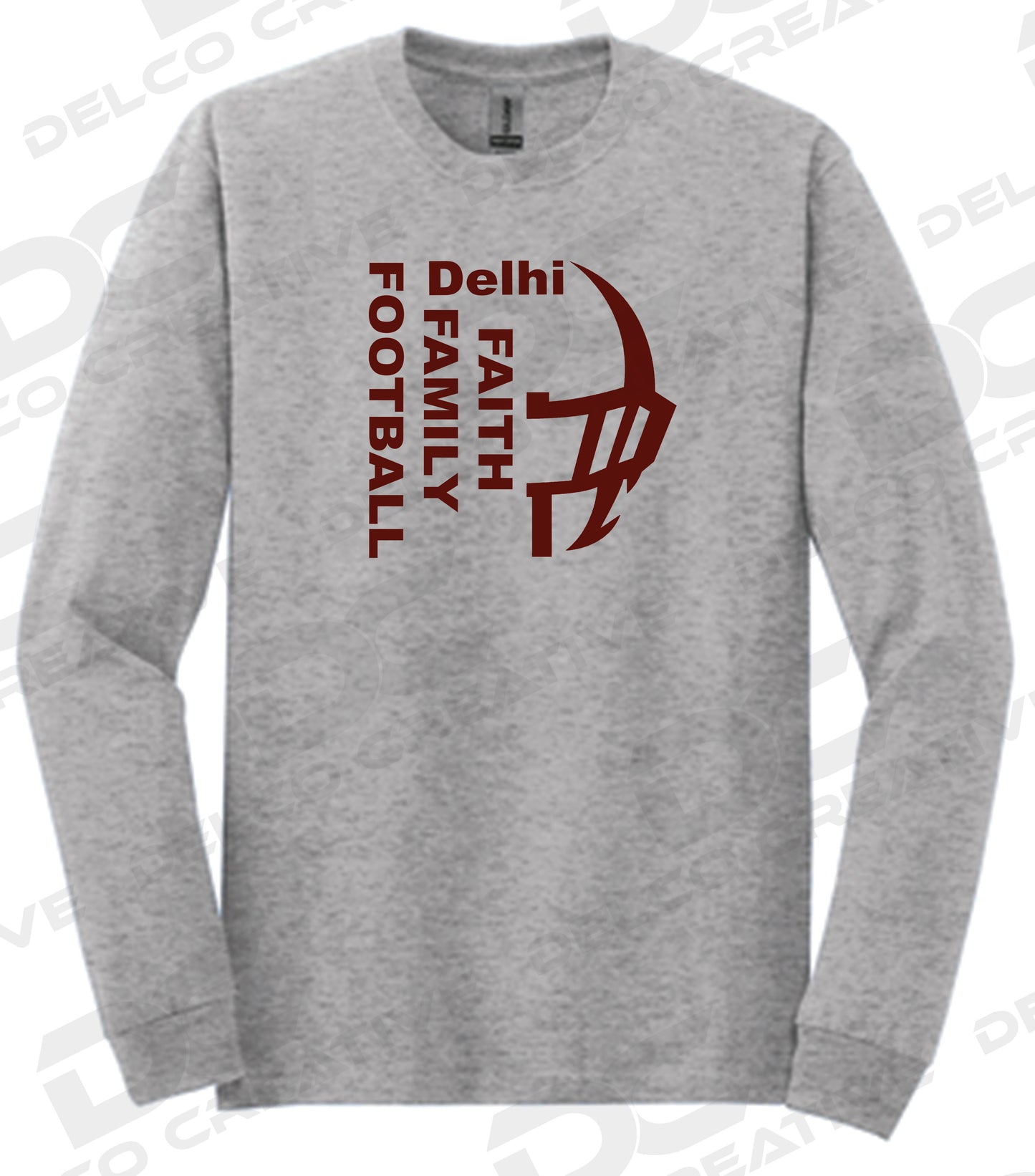 Delhi Faith Family Football Long Sleeve