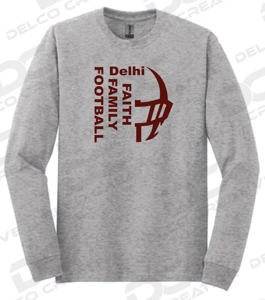 Delhi Faith Family Football Long Sleeve