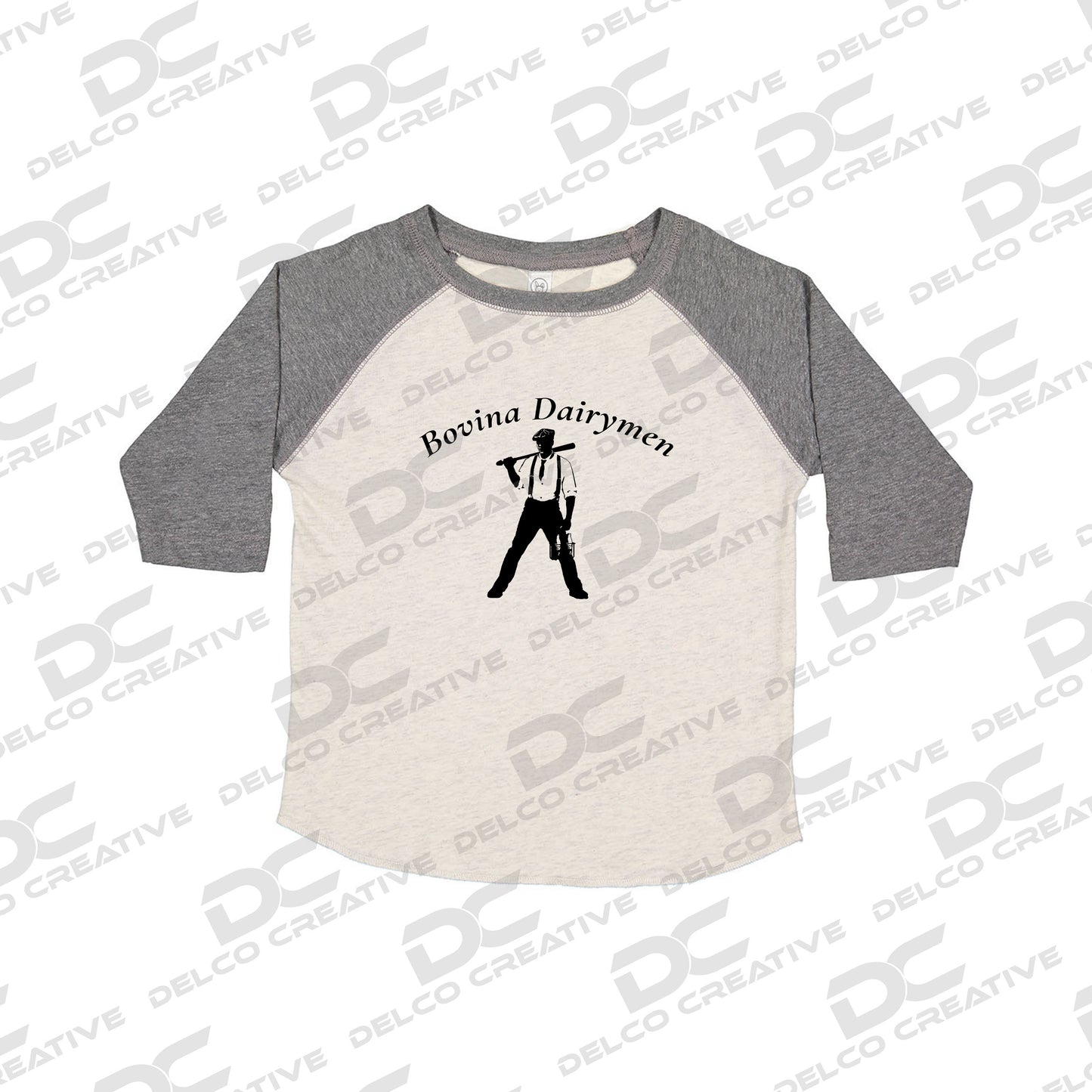 Bovina Dairymen Rabbit Skins Toddler Baseball T-Shirt