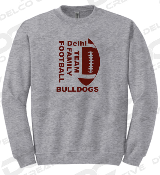 Delhi Team Family Football Crewneck