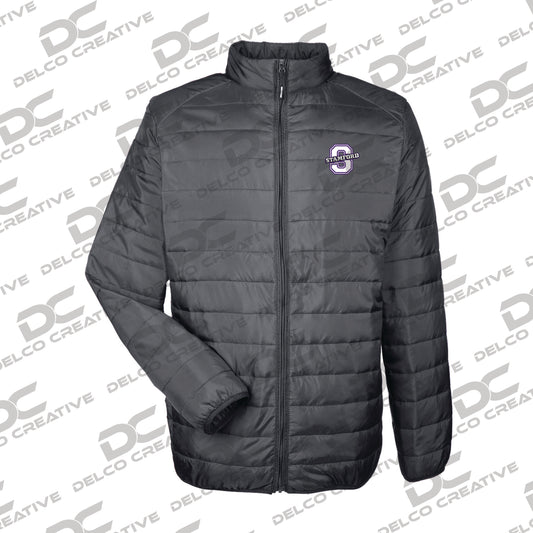 Stamford Embroidered Packable Puffer Jacket