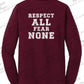 DA Softball #1 Cotton Long Sleeve