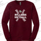 DA Softball #1 Cotton Long Sleeve