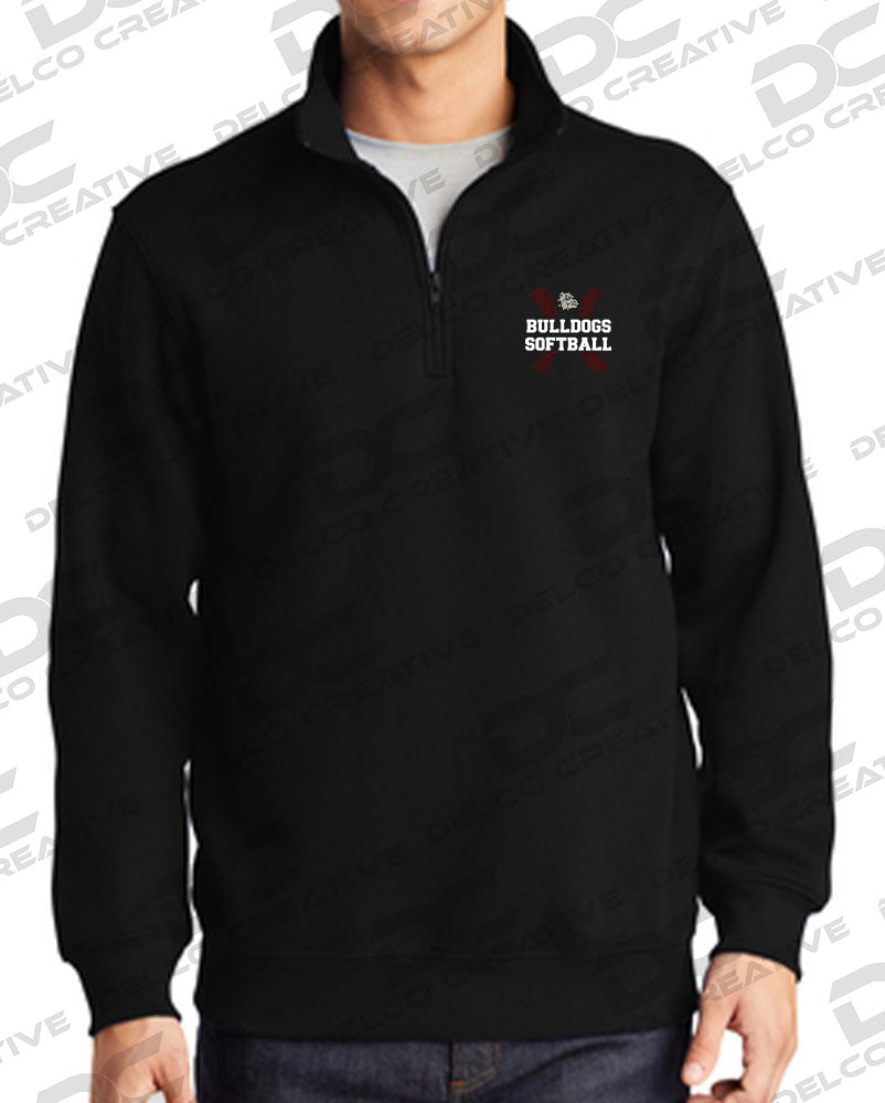 DA Softball #1 Embroidered 1/4 Zip