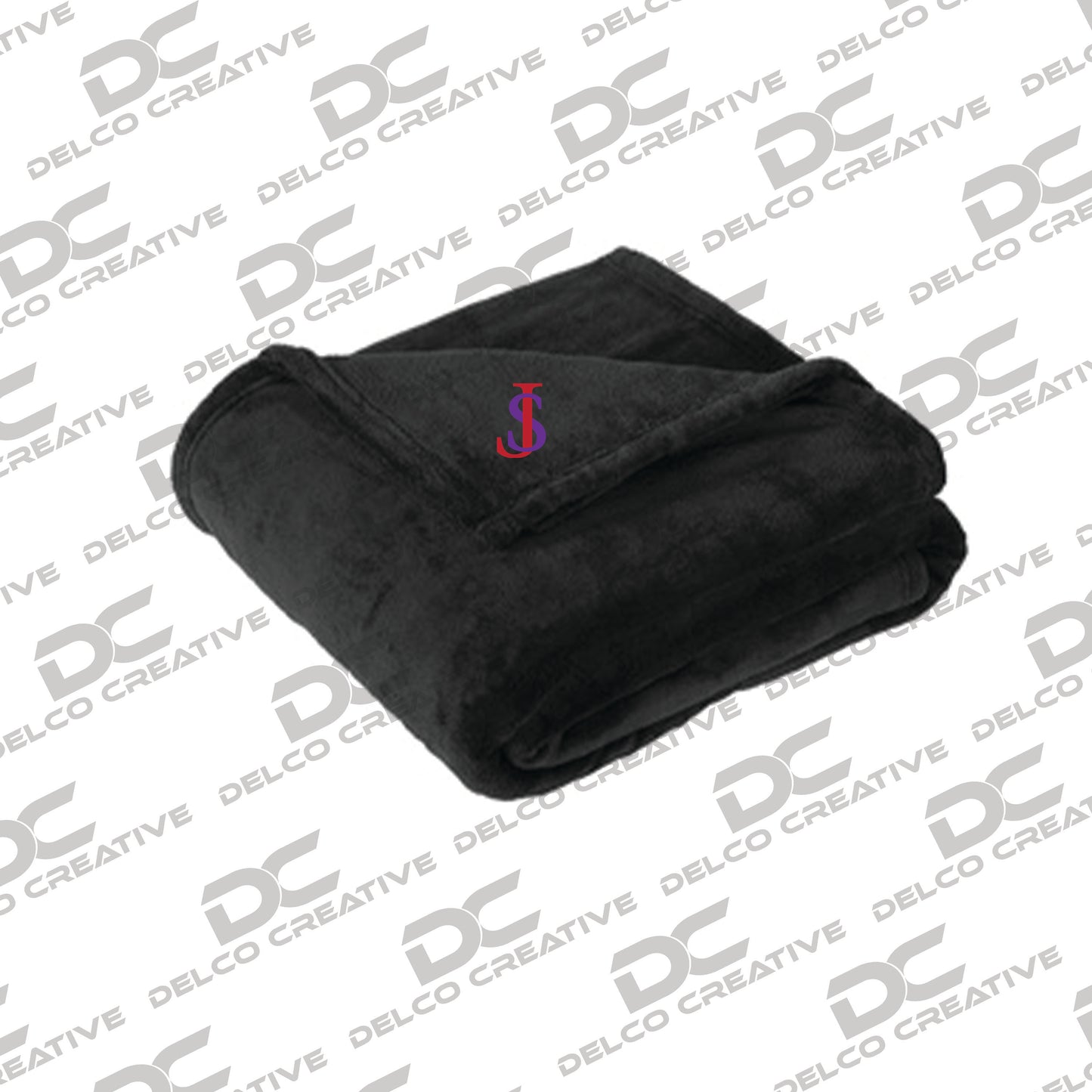 SCS/JCS "SJ" Embroidered Fleece Blanket