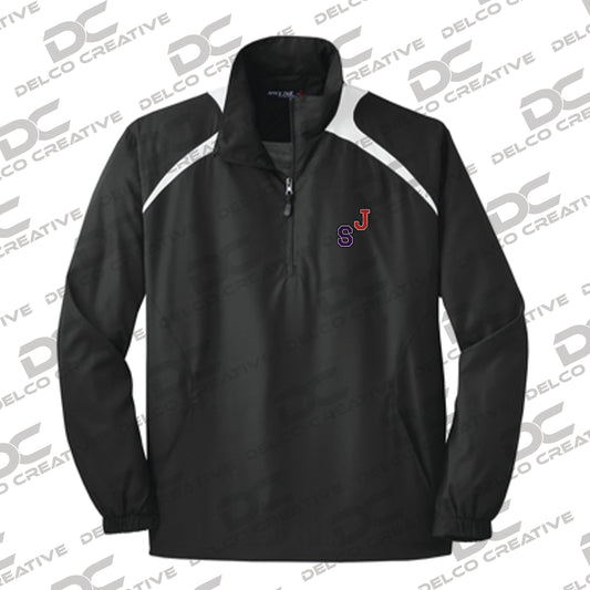 SCS/JCS Embroidered 1/4 Zip Wind Shirt