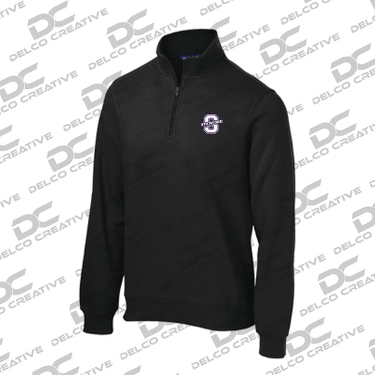 Stamford Embroidered 1/4 Zip Pullover