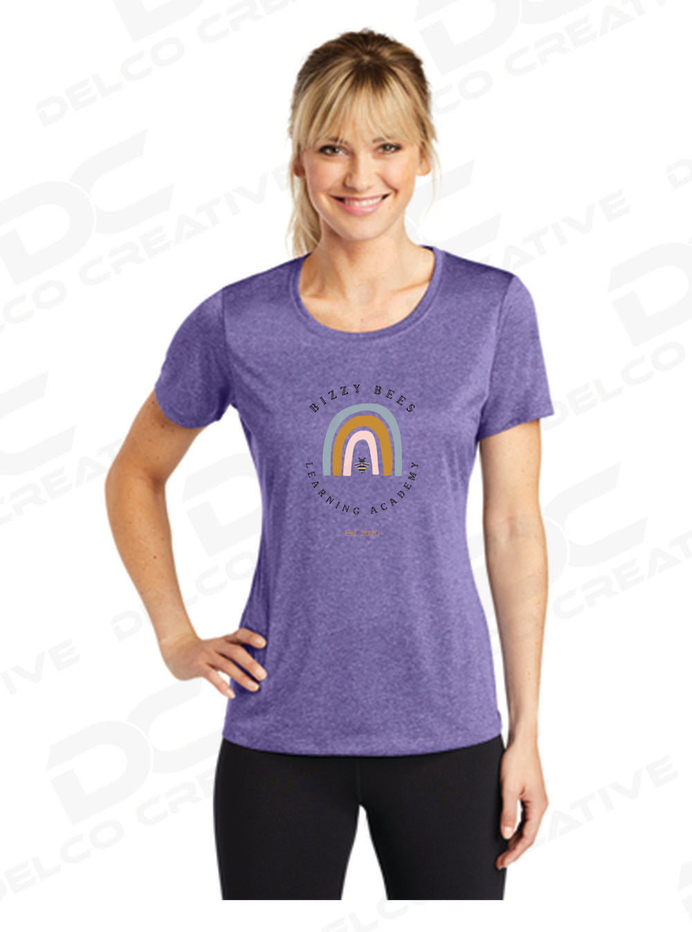 Bizzy Bees Staff Ladies Polyester Tee