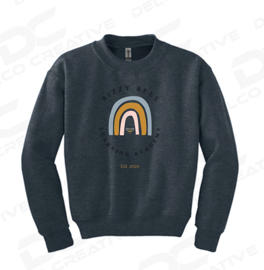 Bizzy Bees Youth Cotton Crewneck