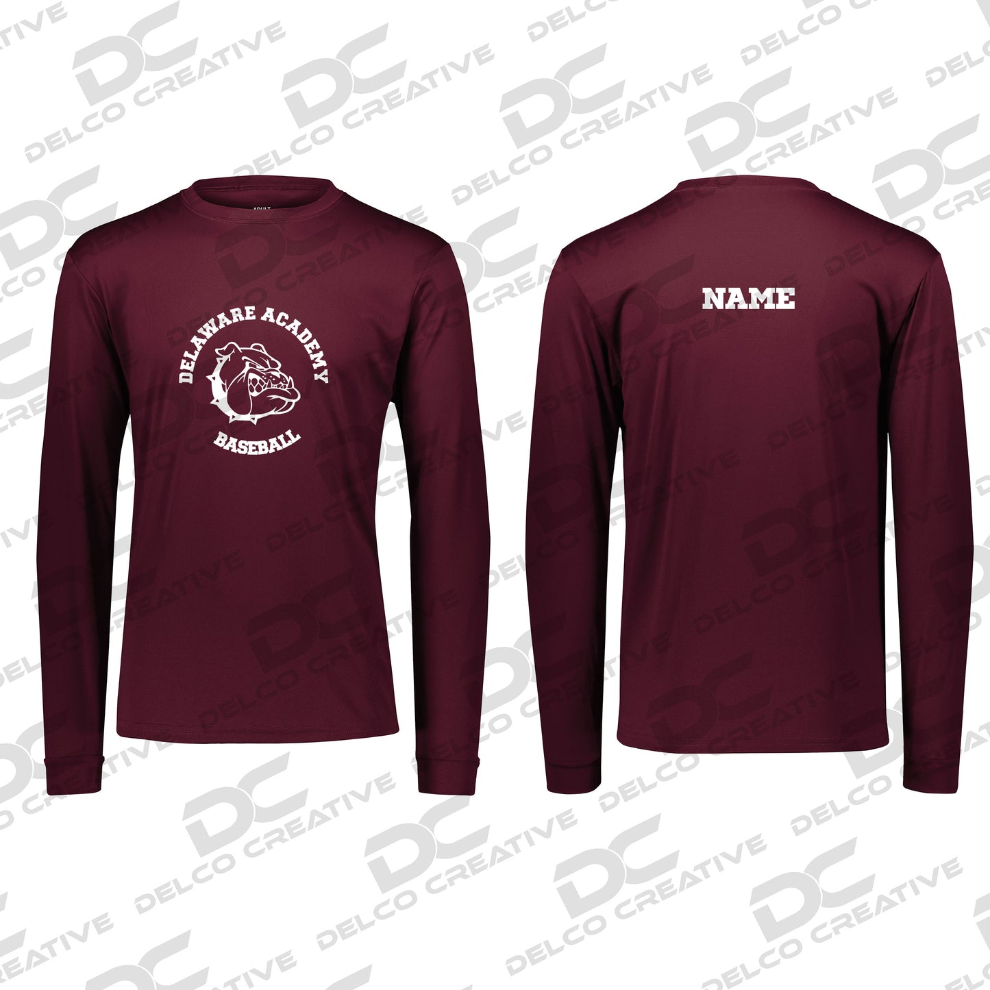 DA Baseball #3 Augusta Long Sleeve