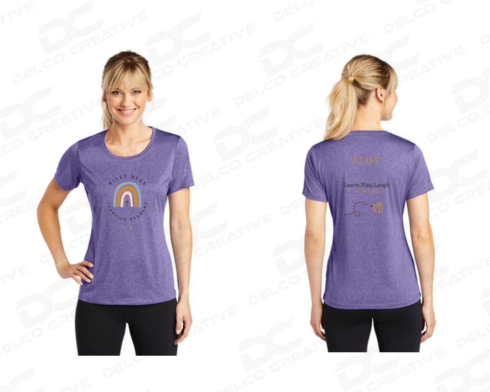 Bizzy Bees Staff Ladies Polyester Tee