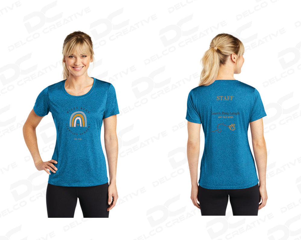 Bizzy Bees Staff Ladies Polyester Tee